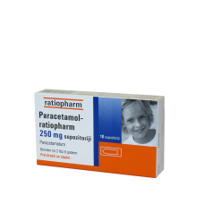 PARACETAMOL-RATIOPHARM 250mg svecītes N10